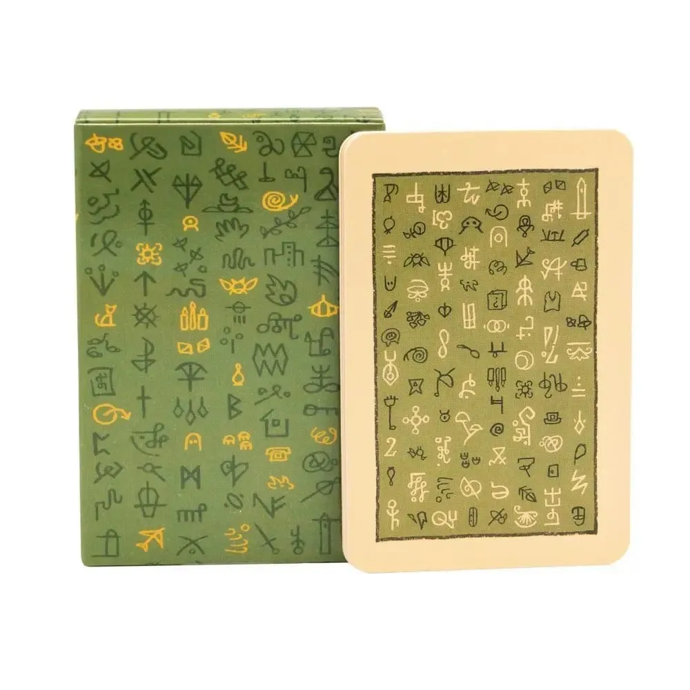 50 τμχ Mystical Divination and Creative Inspiration Card Deck 9*6,5cm Vintage Style Illustrated Oracle Card Deck