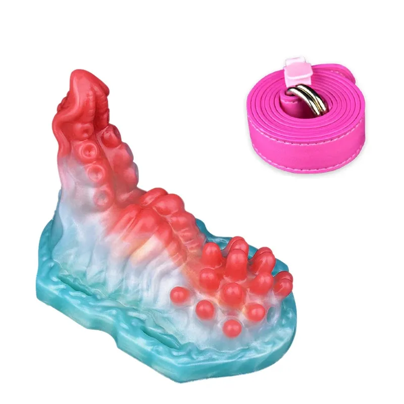 Wireless Control Silicone Octopus/Granule Sex Grinder Strapon Grinding Hump Friction Vibration Massage Female Masturbation