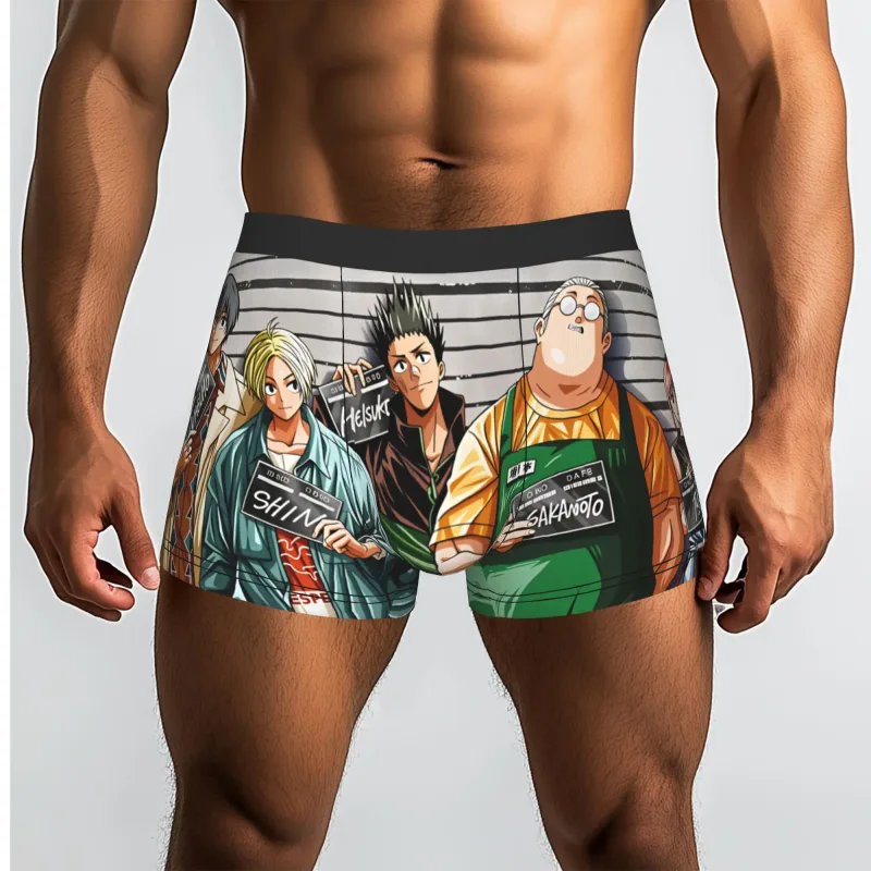 Taro Sakamoto S-Sakamotos D-Dayss Boxer Shorts For Homme 3D Print Shin Asakura Nagumo Underwear Panties Briefs Soft Underpants