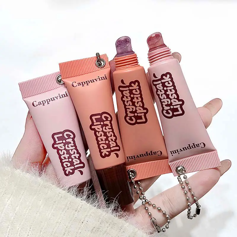 Cappuvini Caramel Shine Lip Gloss - Ελαφρύ μακράς διαρκείας & ενυδατικό με φυσικά συστατικά για λαμπερό φινίρισμα