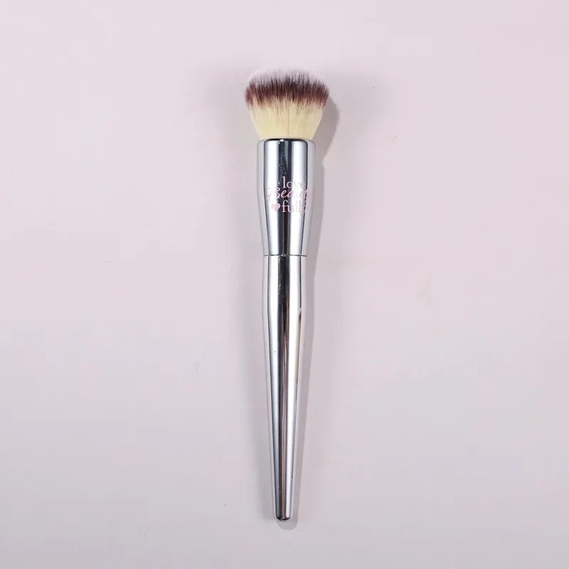 Love Beauty Kuas Rias Sepenuhnya Concealer Pencampur 203 dan Bubuk Mineral Pengilap 206 Kuas Kosmetik Foundation Bulat