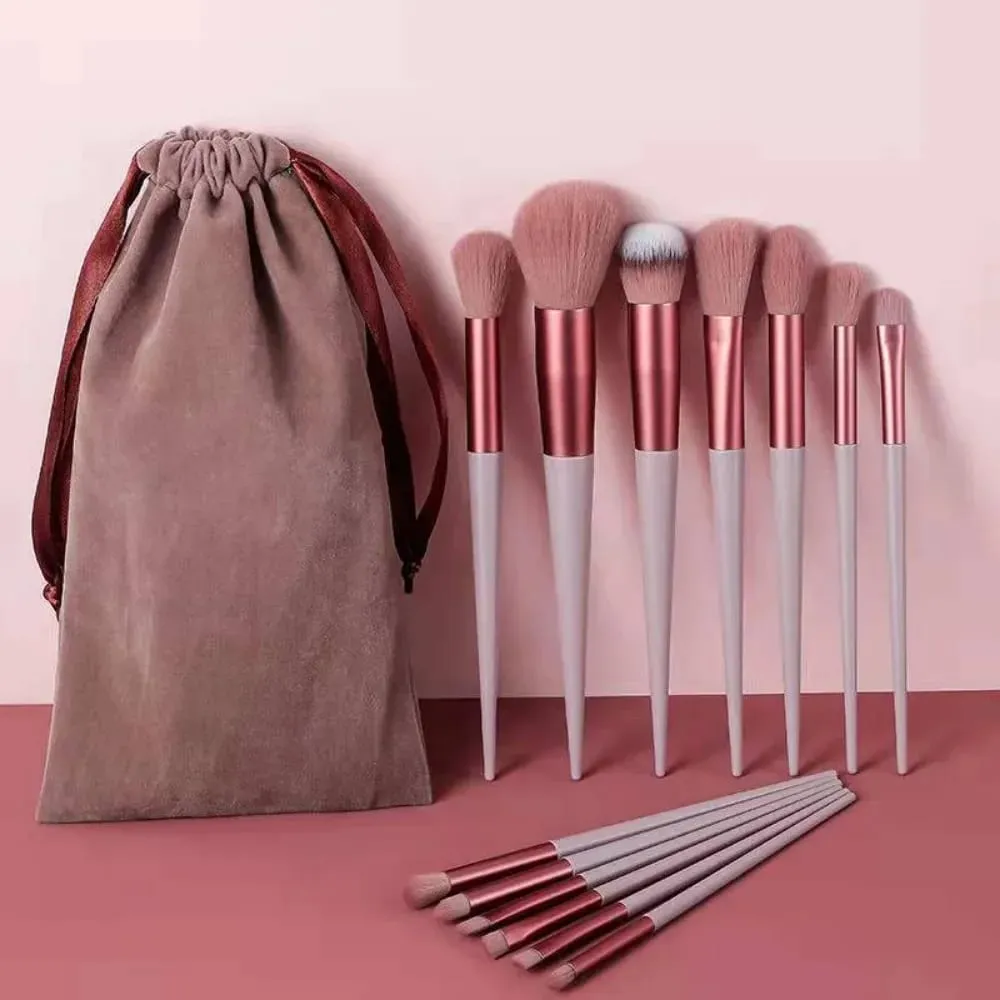 13 Buah Set Kuas Rias Kuas Concealer Rias Kuas Bedak Perona Pipi Kuas Foundation Highlighter Eye Shadow Alat Kecantikan Kosmetik