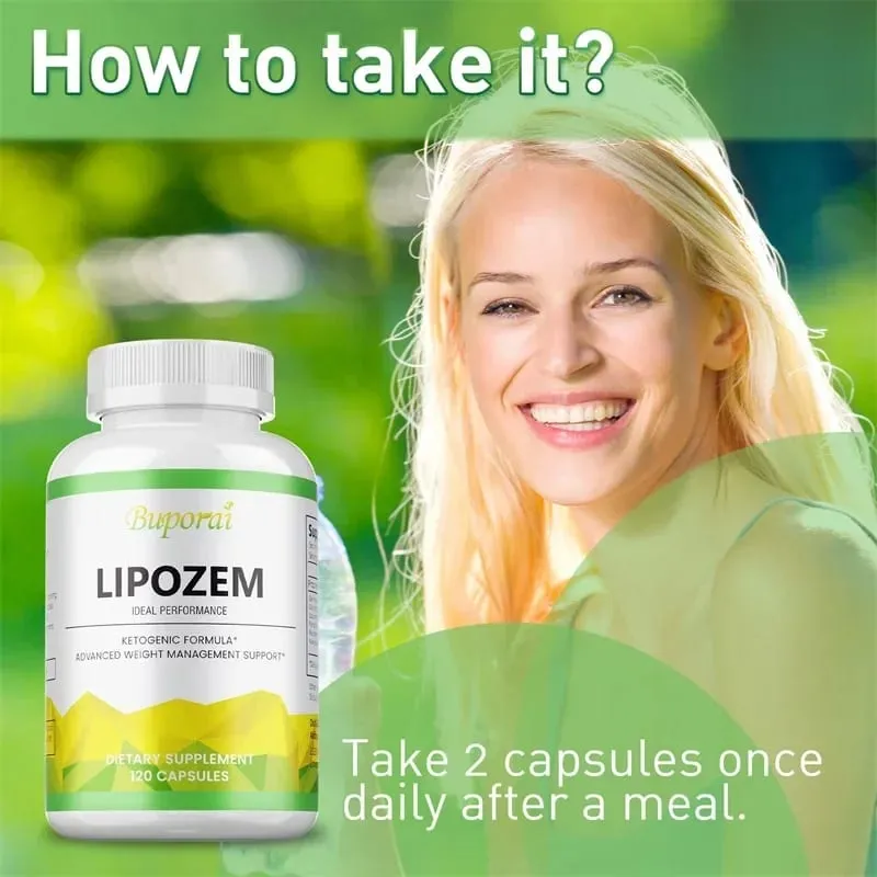 Lipozem Supplement - Ang mga Capsule sa Pagbaba ng Timbang ay Nagpapalakas ng Metabolismo Nagtataas ng Enerhiya at Kinokontrol ang AppetiteSupplements