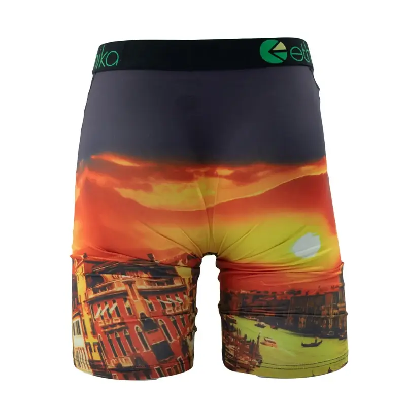 1Pcs Men Underwear Boxers Breathable Mesh Mens Underpants Plus Size Man Swimming Boxer Briefs Summer Sexy Men's Panties