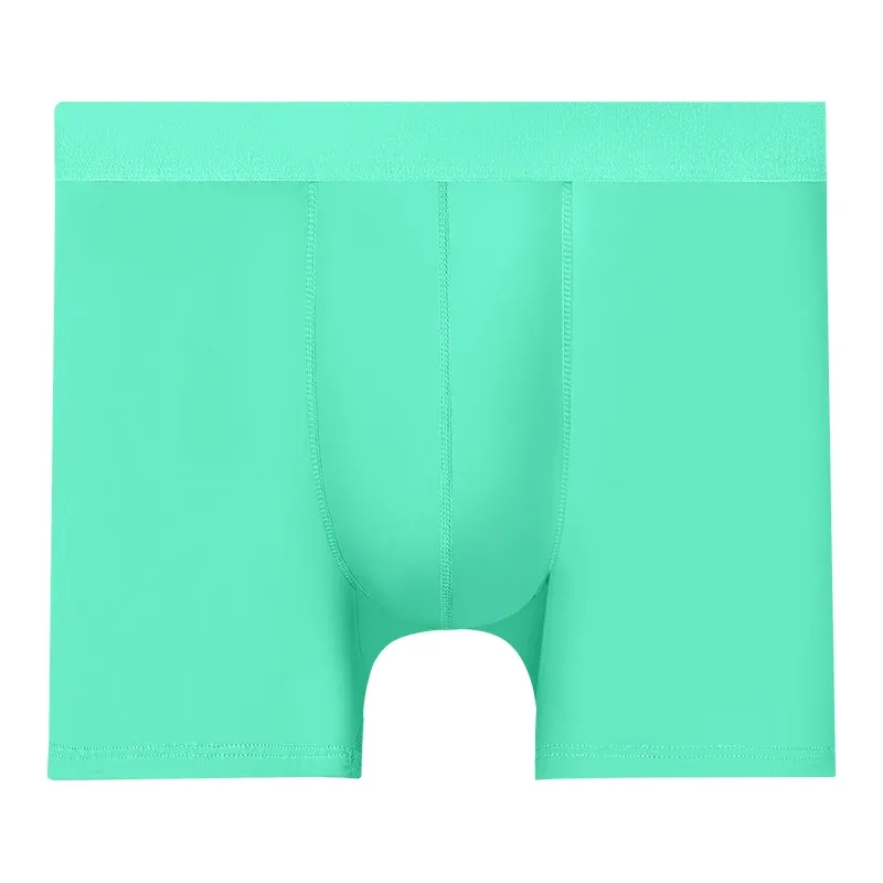 Men's ice silk sports underwear men's summer thin wear leg running breathable large size extended wear crotch boxers