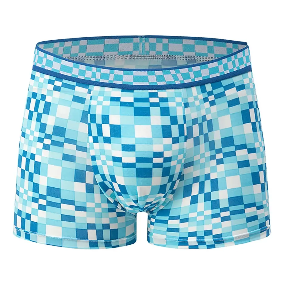 4/5piece Men's Colorful Patterned Fashionable Casual Boxer Shorts Loose And Comfortable Oversized Underwear Elastic Waist Shorts