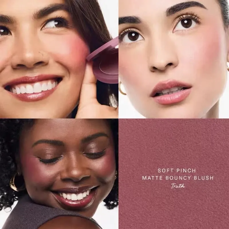 Rare Beauty Easy to Apply Highlighter Eyeshadow Palette Blush Hydrating Brightening Blush πουρέ πατάτας Ενισχύει τις λεπτομέρειες του προσώπου