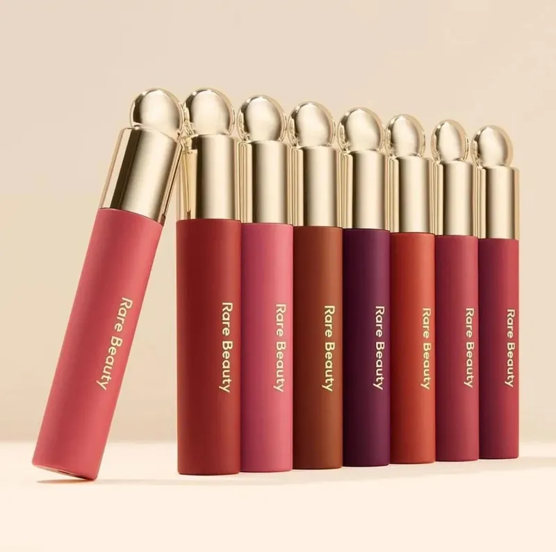 Rare Beauty Melting Cream Blush Makeup Matte Pearlescent Texture Glitter Blush Highlighter Bright Nourish Moisturize Lip Gloss