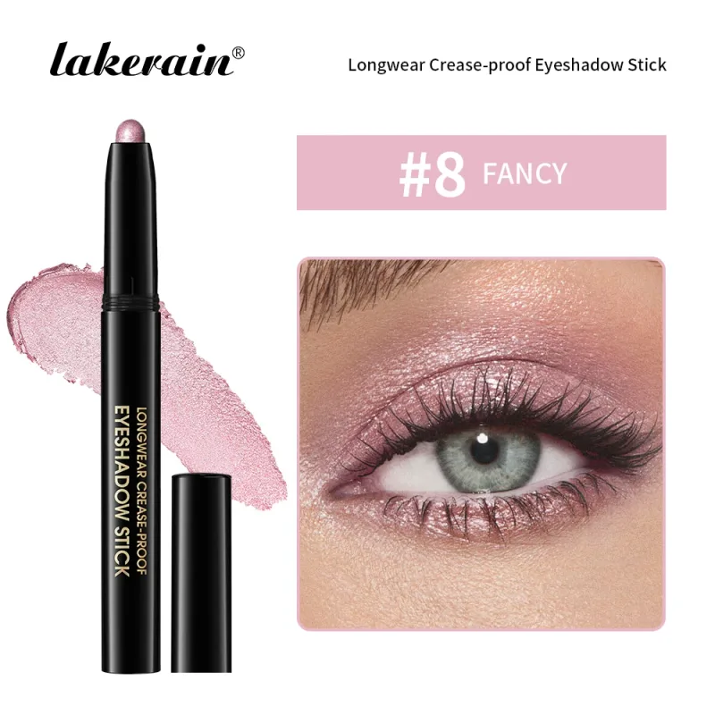 Shimmer & Matte Eyeshadow Pencil Stick Waterproof Pearlescent Metallic Glitter Eye Shadow Highlighter Pen Eyeshadow Cosmetics