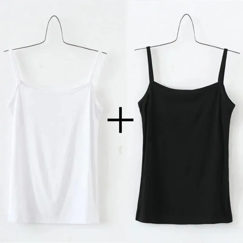 Basic Camisoles Γυναικείες Crop Tops Αμάνικο πουκάμισο Bralette Μπλούζες μονόχρωμο λουράκι Skinny γιλέκο Γυναικείο τανκ αδυνατίσματος Σουτιέν Εσώρουχα