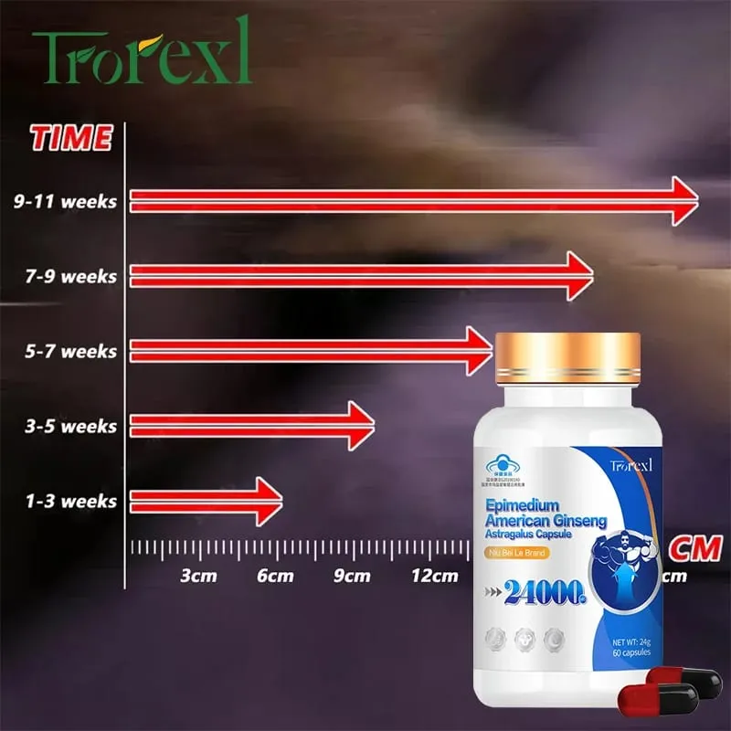 Ενίσχυση ενέργειας με εκχύλισμα Epimedium & Ginseng - Προωθεί τη δύναμη και την αυτοπεποίθηση - Ανδρικό καθημερινό συμπλήρωμα φυτικής ενίσχυσης