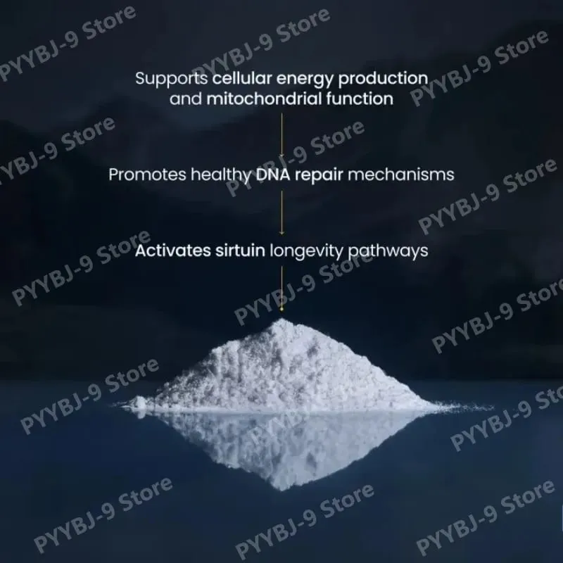 NMN Powder 100g Nicotinamide Mononucleotide 500mg Bawat Serving Fast Dissolving Formula High Purity Vegan Friendly Supplement