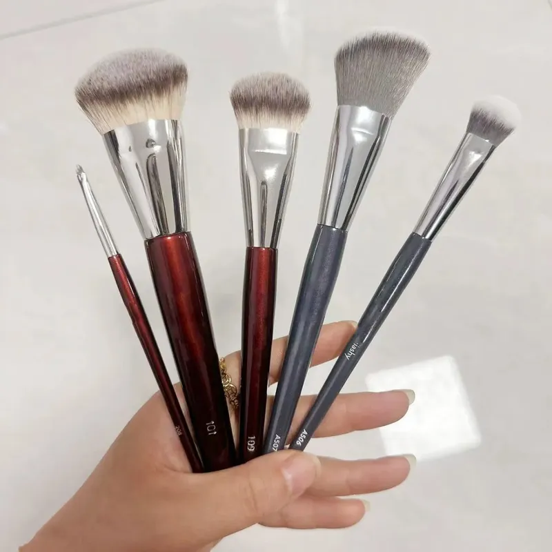 5/7 τμχ/σετ Bevel Blush Brushes Makeup Eye Make UP Brush Concealer Lid Crease Shader Blender Shimmer 506 Contoured Foundation