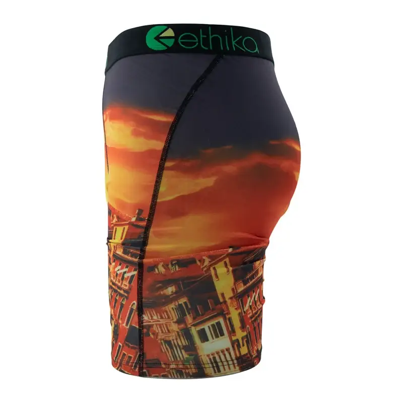 1Pcs Men Underwear Boxers Breathable Mesh Mens Underpants Plus Size Man Swimming Boxer Briefs Summer Sexy Men's Panties