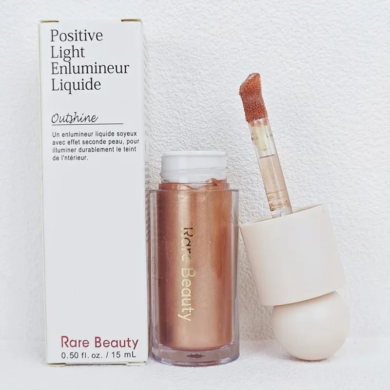 Rare Beauty 3D Face Contour Liquid Bronzer Shade Smooth Highlight Καθρέφτης Διαρκής Φυσική Σκιά Μύτης Αδιάβροχο Brighten Μακιγιάζ