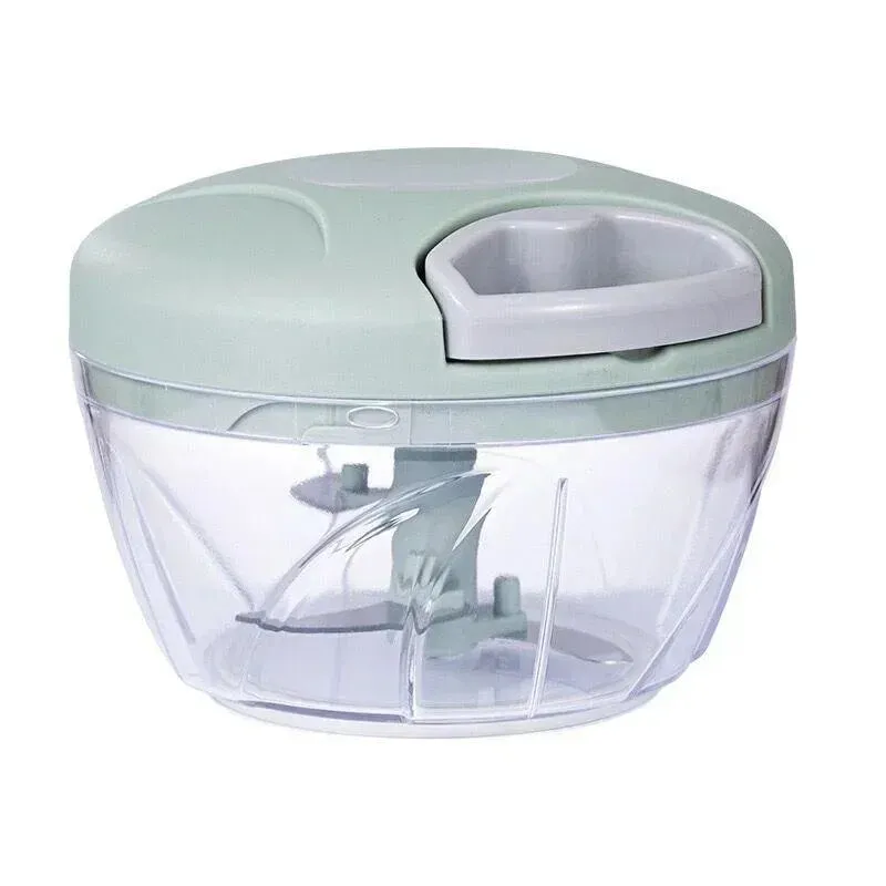 New Crusher Vegetable Onion Cutter Kitchen Cooking Accessories 500/900ML Manual Meat Mincer Garlic Chopper Rotate GarlicPress