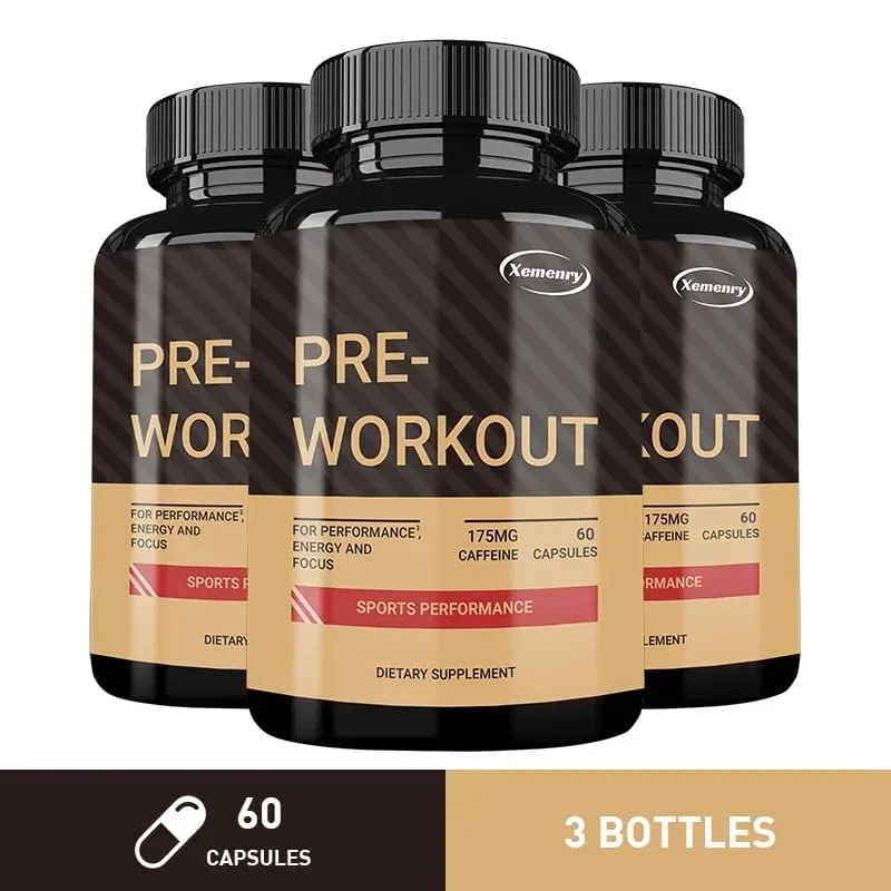 Pre-Workout Supplement - Muscle Building Endurance Support Heart Health Circulation