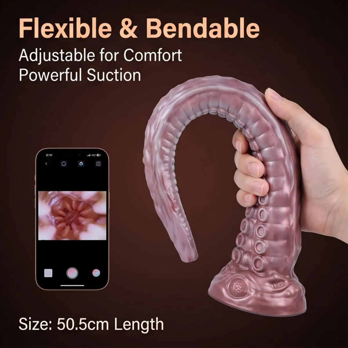 Vaginal Speculum LED Dildo Liquid Silicone Long Anal Plug Strong Suction Cup for Couples Adult Sex Toys анальная пробка
