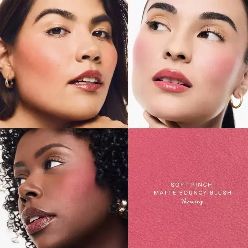 Rare Beauty Easy to Apply Highlighter Eyeshadow Palette Blush Hydrating Brightening Blush πουρέ πατάτας Ενισχύει τις λεπτομέρειες του προσώπου
