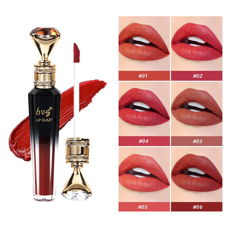 Lip Gloss Durable Moisturizing Αδιάβροχο που δεν ξεθωριάζει Αντικολλητικό Cup Color Ανθεκτικό Velvet Matte Lip Gloss Καλλυντικά για γυναίκες