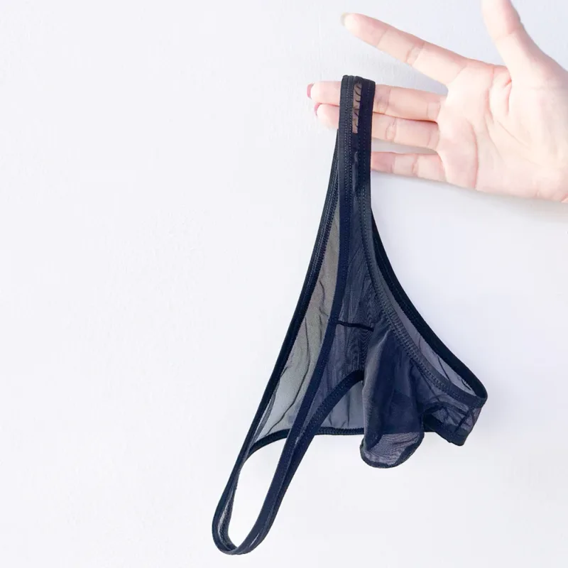 1PC Summer New Underwear Men's Ice Silk Briefs Ultra-thin Transparent Breathable Sexy Comfortable Low Waist Underpants For Men 3256809692642600