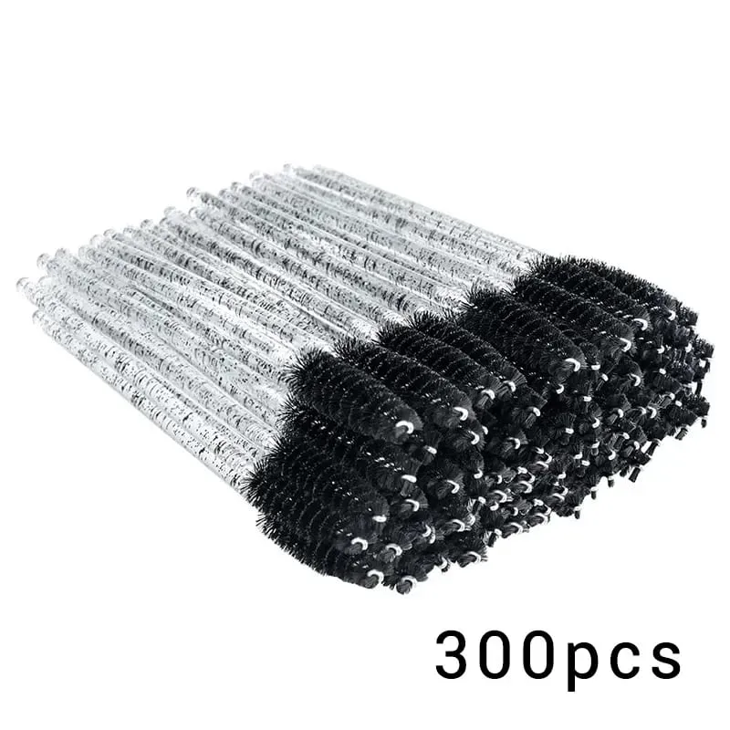 100/300 יחידות מברשות מסקרה לריסים להארכת ריסים גבות ואיפור שרביטים לריסים