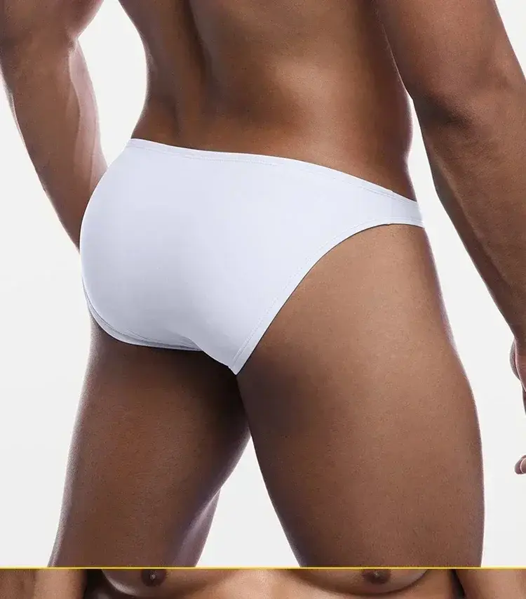 Summer Men's Underwear Modal Sexy Briefs Male Solid Panties Cueca Tanga Comfortable Underpants Breathable Quick Dry Soft Briefs