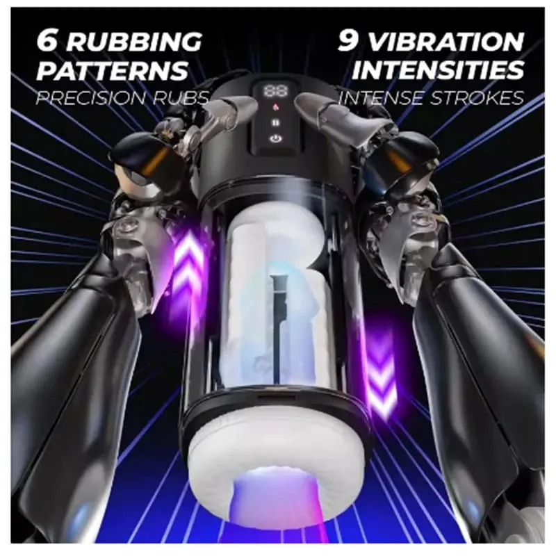 Automatic Thrusting Male Masturbator Rubbing Masturbation Sucking Blowjob Machine Pocket Pussy Adults Sex Toys for Men masturbat