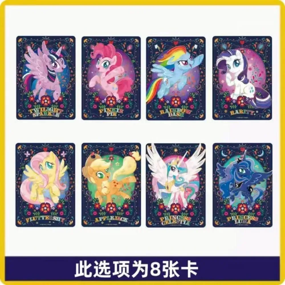 Genuine My Little Pony Card Friendship Eternal 6 7 8 Huiyue Series SC SLR SGR UR Cute Princess Anime Collectible Cards Toy