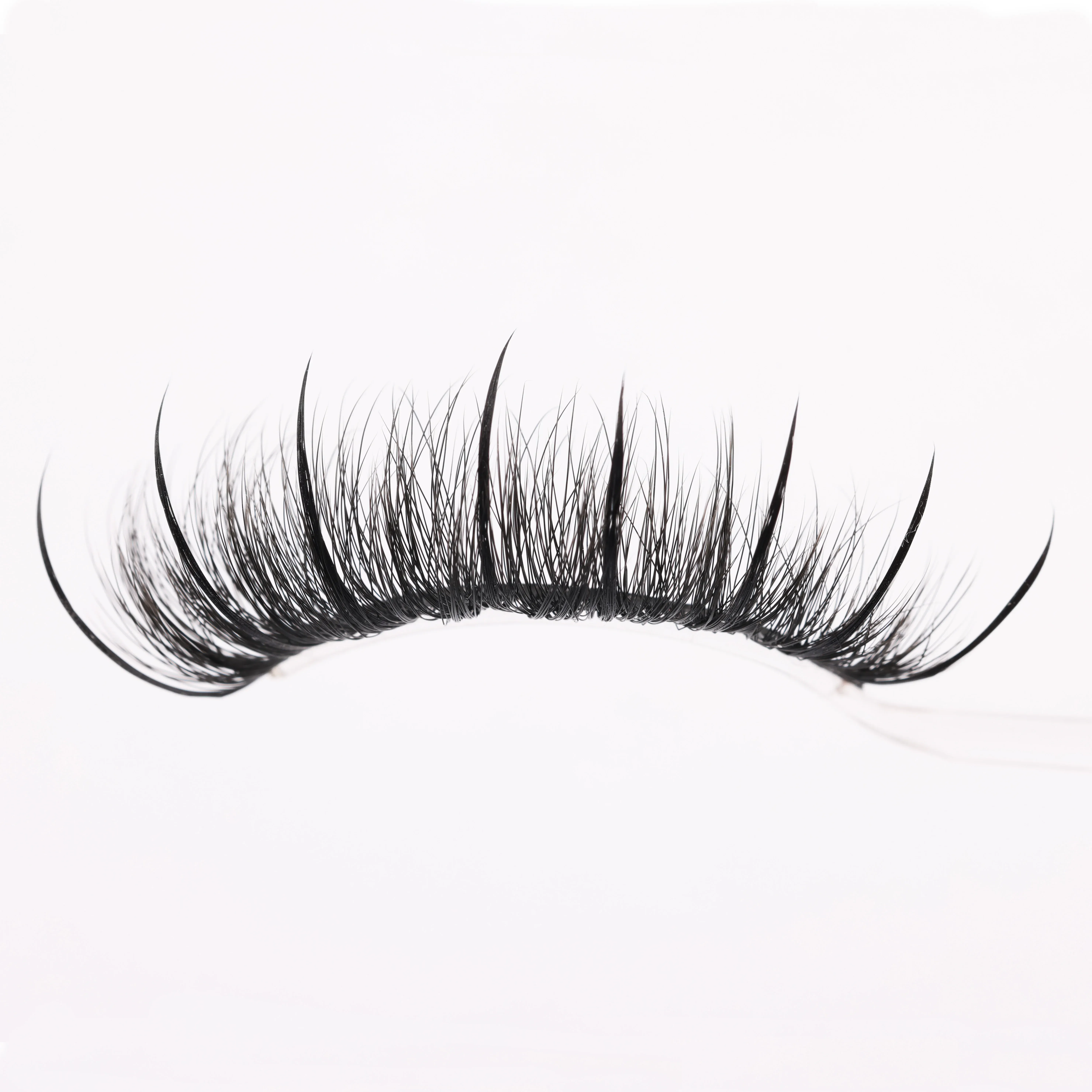 Wet Lash Spikes Volume Fluffy Full Strip Lashes Αξεσουάρ Μακιγιάζ Faux Mink Eye Lashes Πωλητής Wet Manga Lashes Ψεύτικες βλεφαρίδες