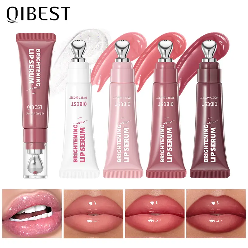 Mirror Pearl Lipgloss לאורך זמן שפתון לחות ברק Glitter Lip Glaze Non Stick Cup Jelly Pout גוון שפתיים איפור