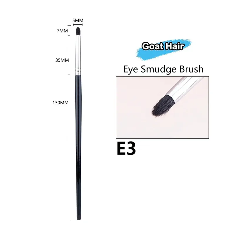Maliit na Smoky Liner Makeup Brushes Eyeliner Smudge Brush Precision Smudge Makeup Brush Horse Hair Eyeshadow Smudge Brush