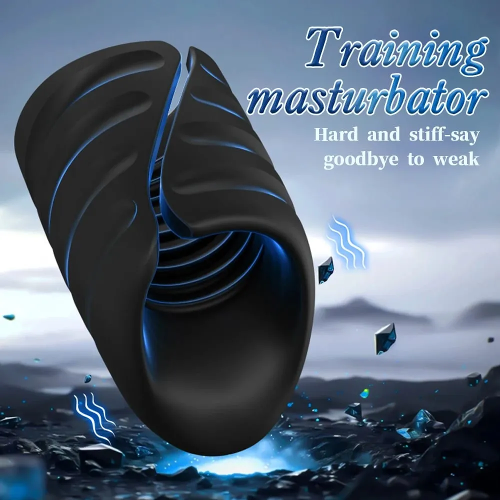 APP Control Penis Training Vibrátor Férfi Maszturbátor Vibrációs Strokers Makk Edző Stimulátor Szexuális játékok férfiaknak Felnőtt termékek