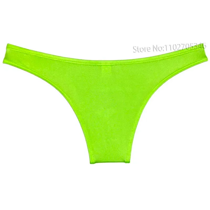 Silky Smooth Bikini Briefs Men's Enhance Pouch Micro Underwear Slip Sexy Beach Briefs Breathable Sissy Panties Pool