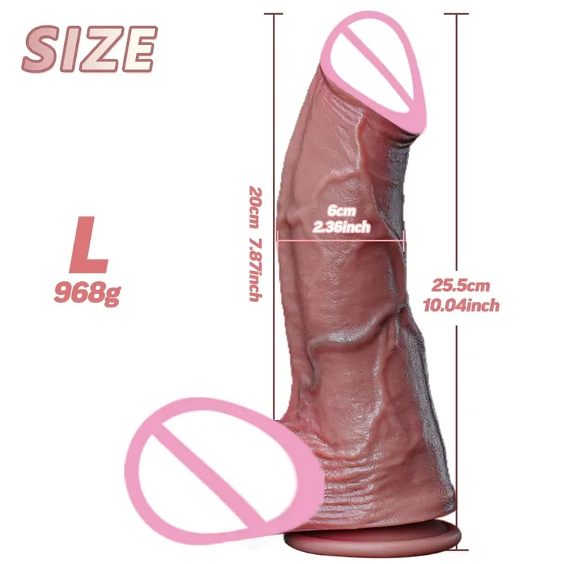 Új valósághű puha dupla szilikon nagy műpénisz vaginális maszturbációs tapadókorong pornópúk női anális szex játék 2 színű pénisz 6 méretben