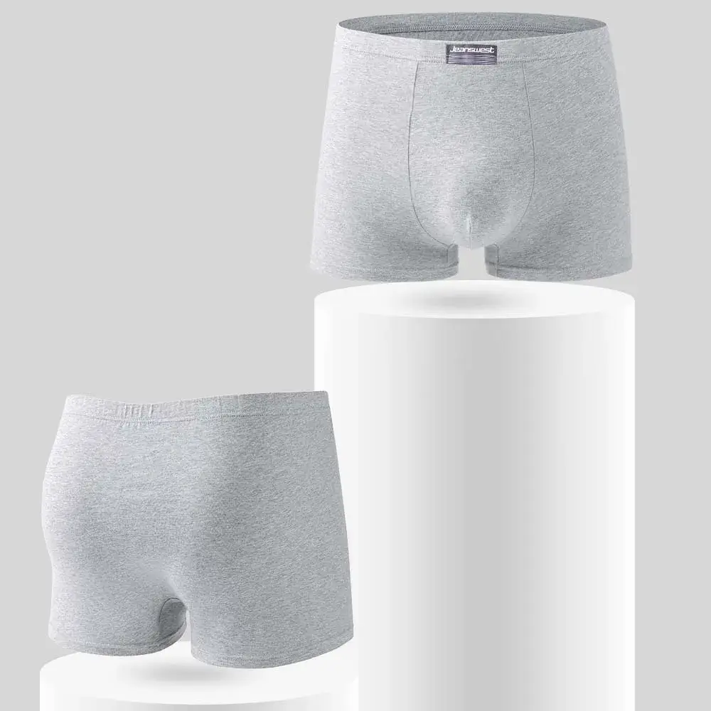 4Pcs Men's Underpants Breathable Cotton Men's Briefs 3D Cutting U Pouch Design Boxer Men Soft Touch Man Underwear