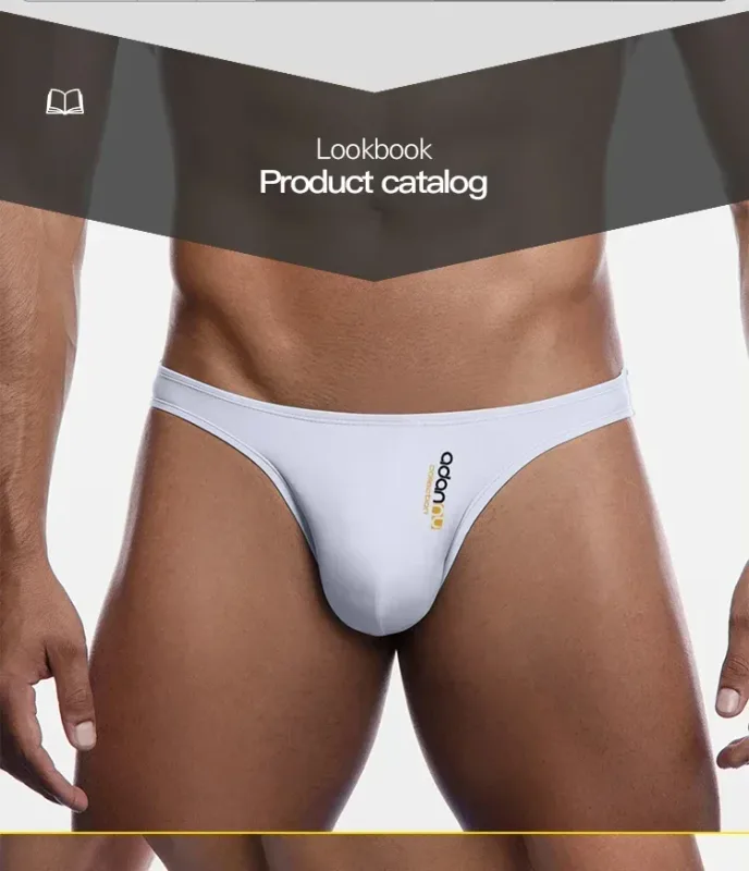Men Modal Low‑Rise Briefs Sexy Solid Color Simple Triangle Underwear Sports Breathable Comfortable Male Panties