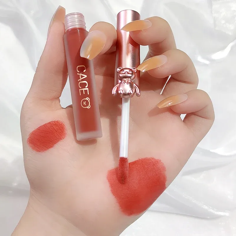 5 Χρώματα Lipgloss Σετ Μακιγιάζ Αδιάβροχο Liquid Lipstick Matte Lasting Velvet Lip Mud Sexy Red Fashion Lip Stain Cosmetics