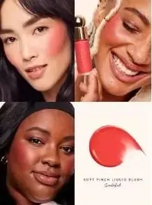 Rare Beauty Easy to Apply Highlighter Eyeshadow Palette Blush Hydrating Brightening Blush πουρέ πατάτας Ενισχύει τις λεπτομέρειες του προσώπου