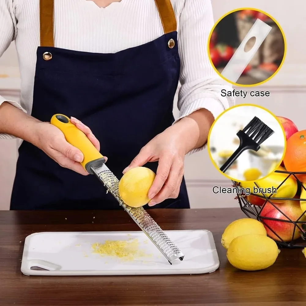 Multifunctional Rectangular Stainless Steel Cheese Grater Tool Chocolate Lemon Grater Cheese Slicer Fruit Peeler Kitchen Gadget
