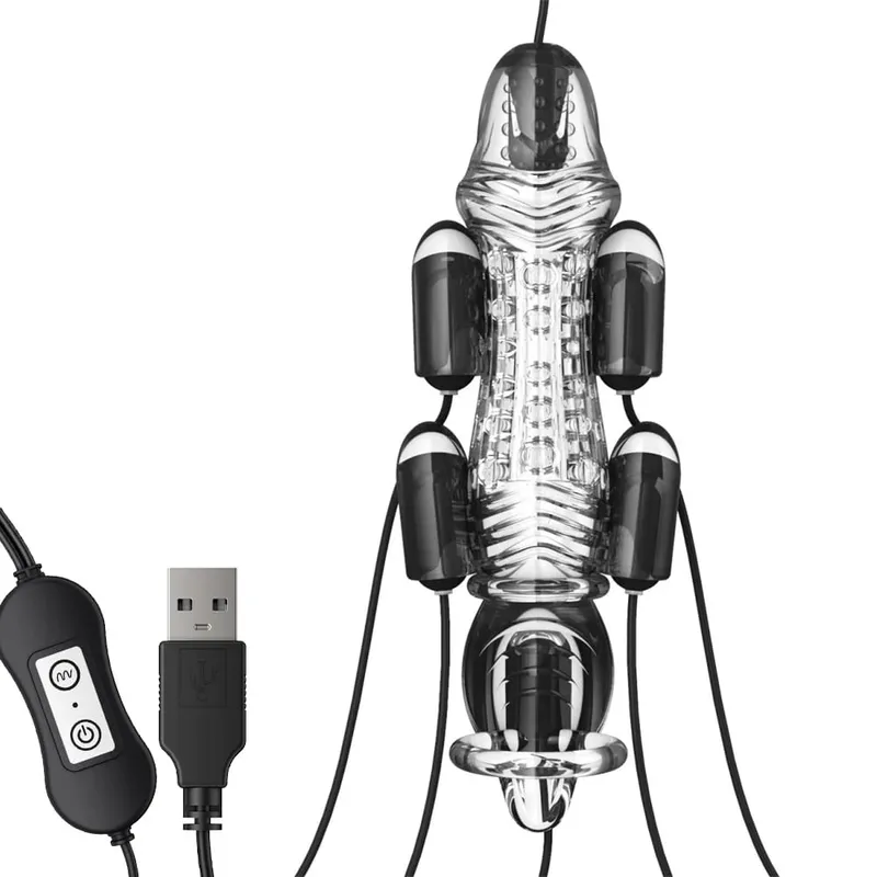 Glans Vibrator Remote Control Bullet Glans Vibrator για άνδρες Εξάσκηση πέους Glans Trainer for Delay Ejaculation Sex Toy — image 8