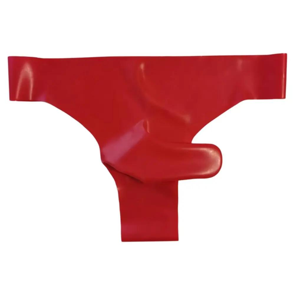 Sexy Nightwear Mens Latex Underwear Comfortable Latex Safety Panties Men\'s Thongs Brand New Condition Classic Brief Style