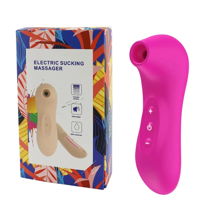 Ισχυρό Clitoral Sucker Vibrator Nipple Clitoris Stimulator Massager 10 Mode Oral Blowjob Vacuum Sex Toys for Women Masturbator