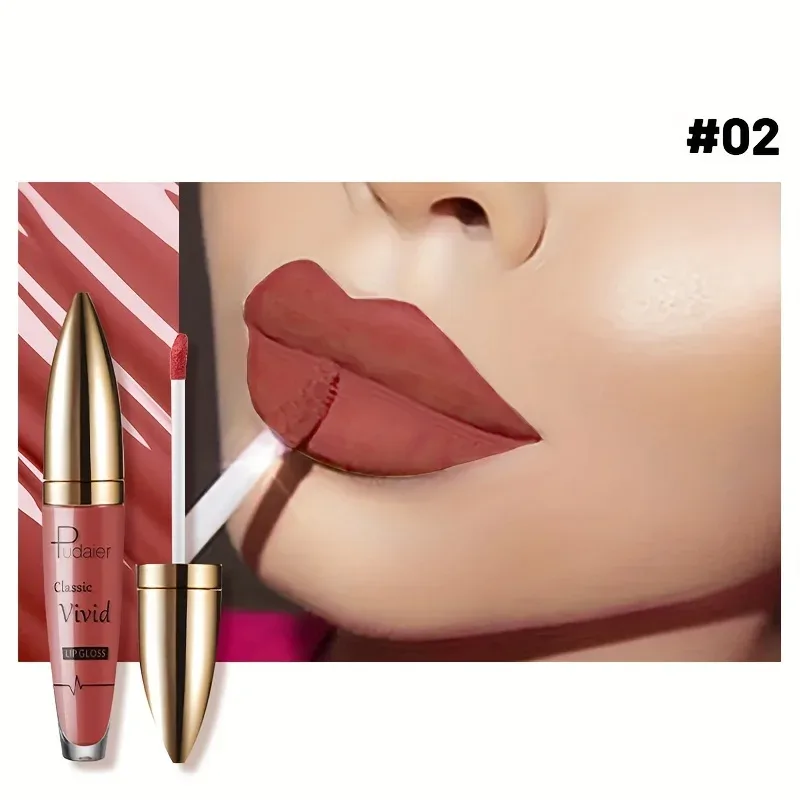 High Pigmented Matte Lip Glaze - Long-lasting Smudge Proof Liquid Lipstick Makeup Δώρα για την Ημέρα του Αγίου Βαλεντίνου Δώρο για την Ημέρα της Γυναίκας
