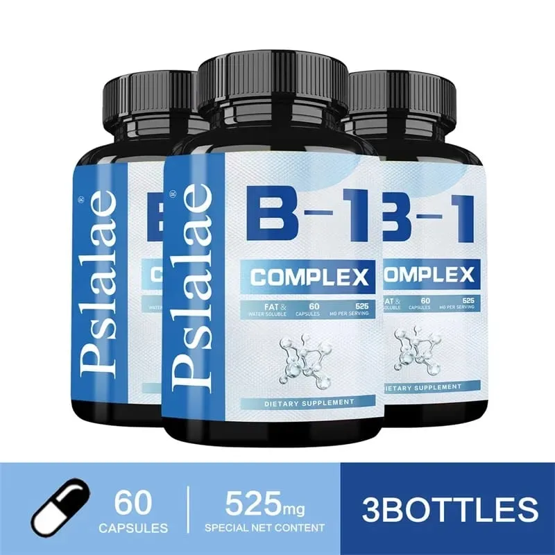 Vitamin B1 Complex - Improves Energy Levels Boosts Metabolism and Supports Nervous System HealthCapsule