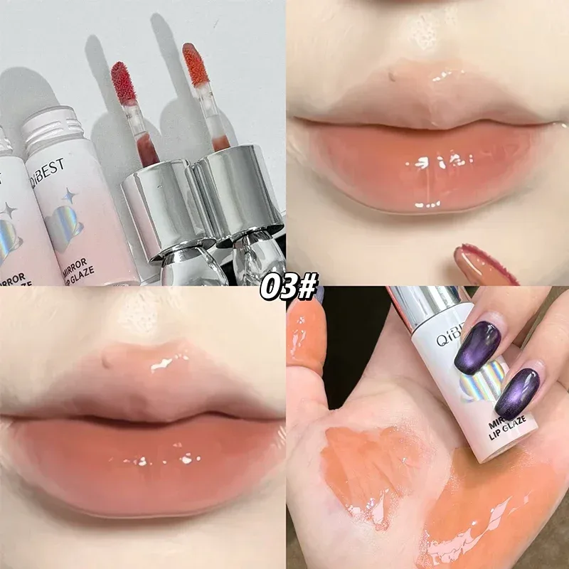 Liquid Lip Gloss Lipstick Glossy Finish High-Shine Losting Moisturize Αντικολλητικό Γυάλινο Lip Glaze Μακιγιάζ Lip Stain Pigment