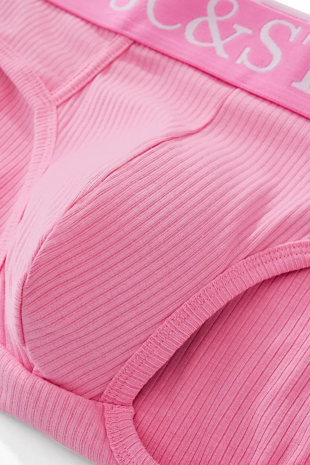Athletic High Cut Design Sexy Man's Underwear Briefs Underpants Ribbed Cotton Sports Comfort Men Bikini Slip Men's Tanga Briefs