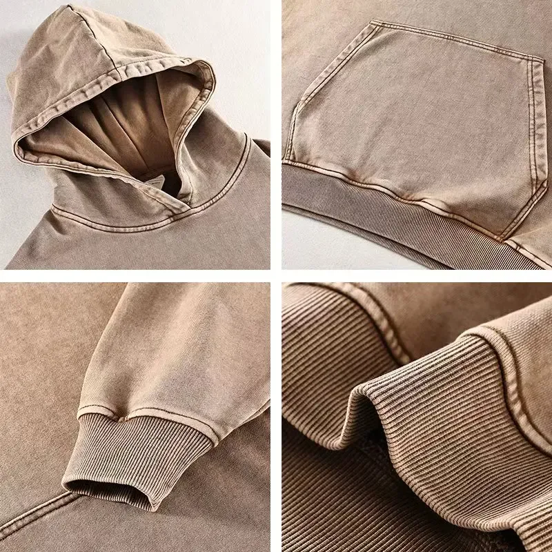 Anime Levi Hoodies Vintage Washed A-Attack on Titan Hoodie Casual Manga Yeager Eren Hooded Sweatshirts Titan Attack Pullover
