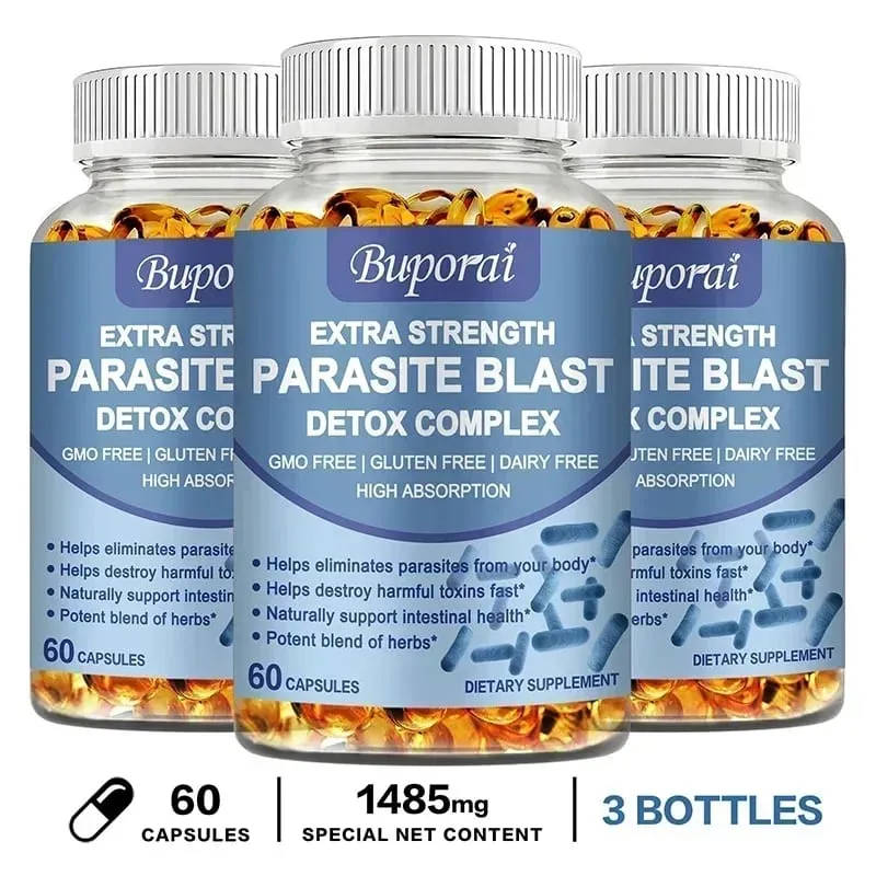 Parasite Blast Detox Complex - Eliminate Parasites Promote Digestion Cleanse & Detoxification Supports Intestinal Health