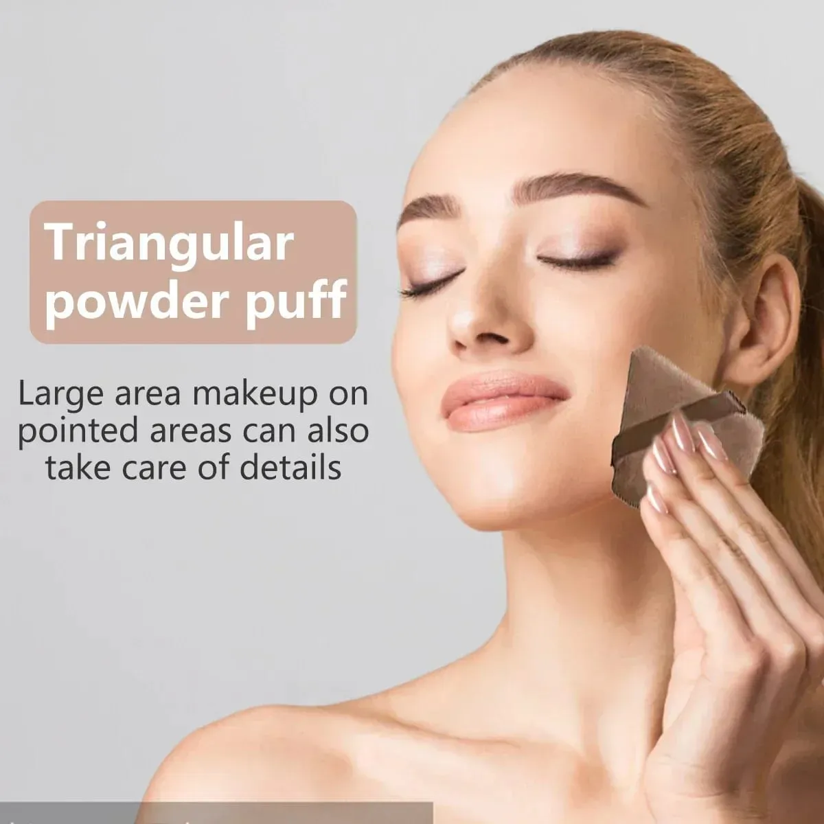 20/40Pcs Makeup Brushes at Sponges Set Brown Makeup Puff Beauty Egg Headband Wristband Remover Kit Regalo sa Tool ng Makeup